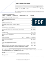 Sanidade Fisica Mental 2019