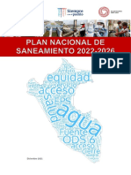 Plan Nacional de Saneamiento 2022-2026