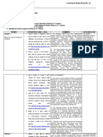 Practical Research 2 Learning Activity Sheet No.: 6: Effects of Online Classes To Students