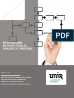 Investigación Matrices para El Análisis de Procesos