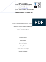 FEASIBILITY STUDY B'NANA PEELICIOUS Edited Through Panels Suggestions