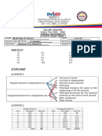 Answer Sheet Gen Math Mod 9