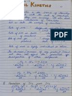 Chemical Kinetics