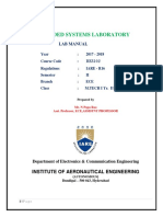 M.Tech I Yr II Sem ES Lab Manual