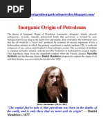 Inorganic Petroleum Origin