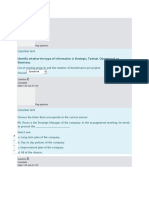 Question Text: Identify Whether The Type of Information Is Strategic, Tactical, Operational or Statutory