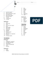 Language Test 4A : Tests Answer Key