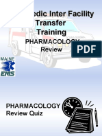 Paramedic Inter Facility Transfer Training