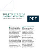 The Five Rules For Digital Strategy