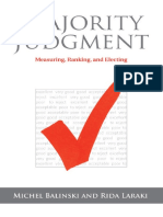 Michel Balinski, Rida Laraki-Majority Judgment Measuring, Ranking, and Electing - The MIT Press (2010)