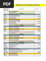 Ejercicios Contables Gastos EXCEL 2021-I