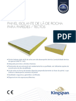 Kingspan - TZ-LR Mineral Wool Panel - Datasheet - Spain - PT