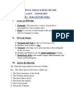 OUR COUNTRY INDIA Notes PDF