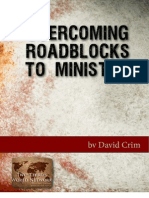 Overcoming Roadblocks To Ministry