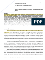 Metodologia de Projeto em Arquitetura Do Objeto Ao Sujeito