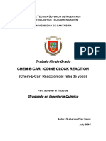 Chem E-Car - Mecanismo de Detención Usando La Reacción de Reloj de Yodo