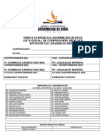 Lista de Cooperadores 2022