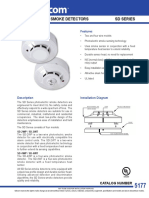 Photoelectric Smoke Detectors SD Series: Features