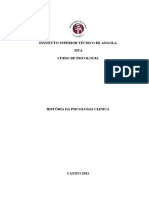 HOISTÓRIA DA PSICOLOGIA CLINICA (Recuperação Automática)