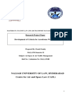 Development of A Criteria For Aerodrome Warnings