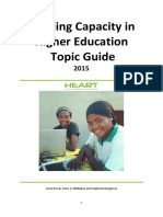 Capacity Building in Higher Education Topic Guide