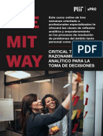 MIT XPRO - Brochure - Critical Thinking