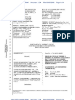 Declaration of Pierre J. Hubert in Support of Rambus Inc.'S Motion To Compel Deposition of Nanya 30 (B) (6) Designees On Certain Ddr3 Sdram Topics (Exhibits E & F Submitted Under Seal)