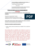 Ficha de Verificação de Conhecimentos 6584 TAS CORRIGENDA