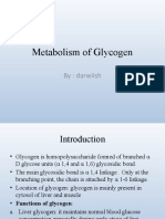 Metabolism of Glycogen