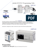 Making-Cable Mitsubishi SC09 PLC Programming Cable: Preparation