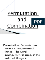 Topic:: Permutation and Combination