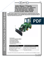 John Deere 1 Family Cab With Heater 1JD1FCA3 Rev. E