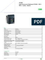 Product Data Sheet: Switch-Disconnector Masterpact NT08HA - 800 A - 690 V - 3 Poles - Drawout