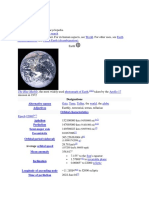 Earth: Jump To Navigation Jump To Search World Earth (Disambiguation) Planet Earth (Disambiguation)