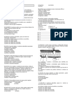 (EM) Atividades - Membrana Plasmática