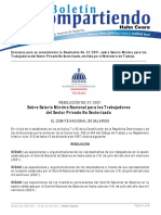 Resolucion Salario Minimo Nacional Sector Privado No Sectorizado