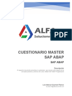 Cuestionarios Repaso Master Abap