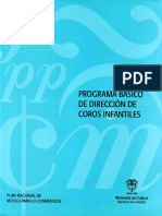 Programa Basico de Direccion de Coros Infantiles 2 PDF Free