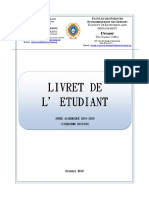 Livret de Letudiant