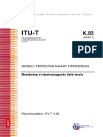 Itu-T: Monitoring of Electromagnetic Field Levels