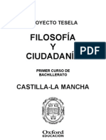 Programacion Tesela Filosofia y Ciudadania 1 BACH Castilla La Mancha