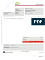 Datos Fiscales: Total Factura - 15,72