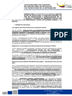 Policía Nacional Del Ecuador Dirección Nacional de Educacion Sección de Tecnologías de La Información