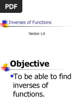 Lesson 4A - Inverses of Functions