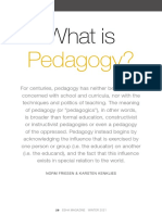 What Is Pedagogy Friesen Kenklies 2021