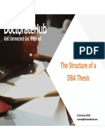 Structure of A Thesis 20170314 PDF