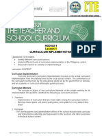 Module 4 - Phases and Process of Curriculum Development