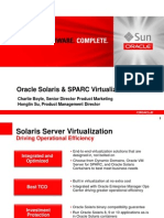 Oracle Solaris & SPARC Virtualization