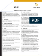 ChromSpher Lipids User Manual