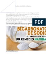 6 Beneficios Del Agua Con Bicarbonato de Sodio en Nuestro Organismo